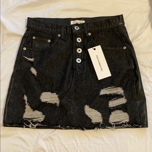 BRAND NEW Dance & Marvel distressed skirt